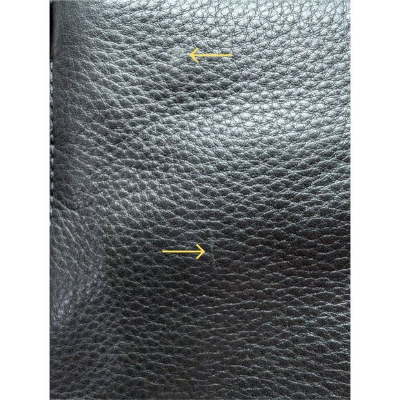 Fossil Purse Black Leather Crossbody Pebble Preston Expandable - Picture 8 of 9